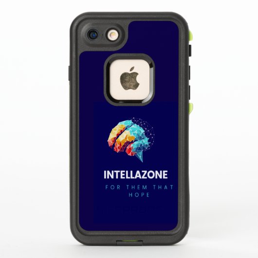 Intellazone Zwarte Smartphonecase (Achterkant)