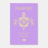 Intellectual Kingdom Passport Post-it® Notes (Voorkant)