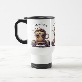 INTELLECTUELE KOFFIE IN EEN SKATER REISBEKER