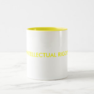 INTELLECTUELE RIGOR-Mok Tweekleurige Koffiemok
