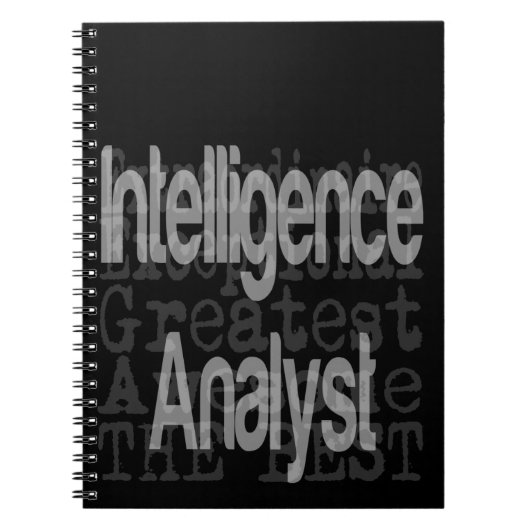 Intelligence Analyst Extraordinaire Notitieboek (Voorkant)