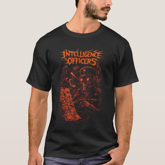 Intelligence Officers – Strategic Data Control T-shirt (Voorkant)