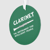 Intelligent Clarinet Ornament (voorkant)