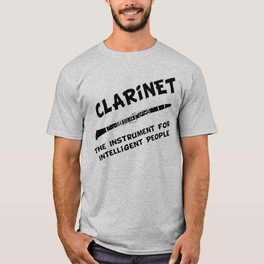 Intelligent Clarinet T-shirt (Voorkant)