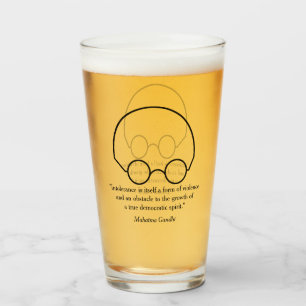 Intelligent Drink - Gandhi Quote 1 Glas