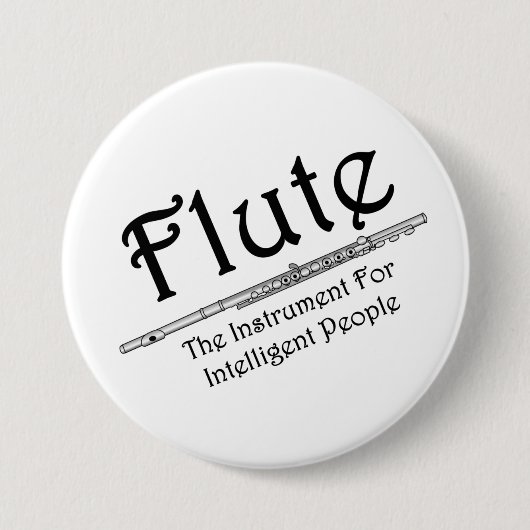 Intelligent Flute Ronde Button 7,6 Cm (Voorkant)