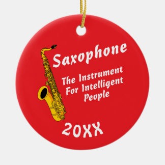Intelligente Saxofoon Keramisch Ornament