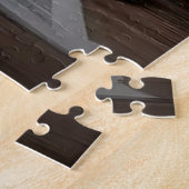 Intelligente Shar Pei hond met boekontwerp Legpuzzel (Zijkant)