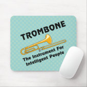 Intelligente trombone muismat (Met muis)