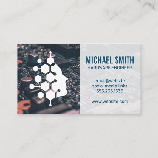 Intelligentie van Menselijke Technologie | Printpl Visitekaartje (Voorkant)