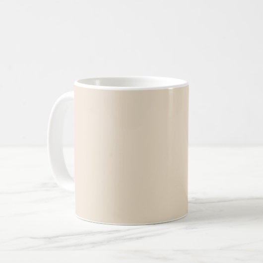 Intemporel - Elegant Crème Mug (Devant gauche)