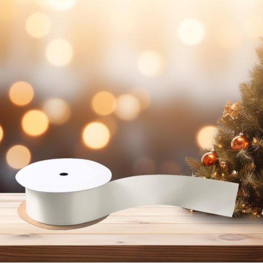 Intemporel - Ruban blanc antique en satin