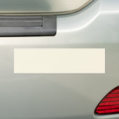 Intemporel - Sticker pare-chocs blanc crème (En voiture)