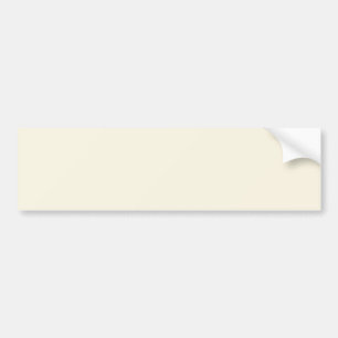 Intemporel - Sticker pare-chocs blanc crème