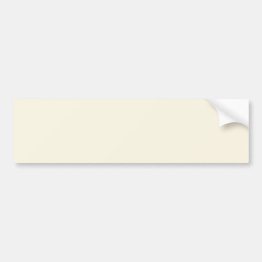Intemporel - Sticker pare-chocs blanc crème (Devant)