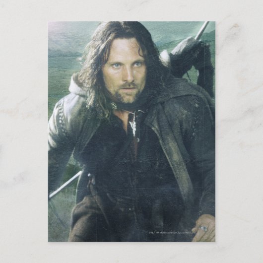 Intense Aragorn Briefkaart (Voorkant)