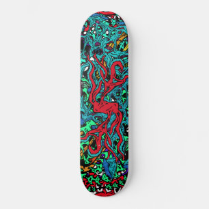 Intense Day Glo Psycho Loco krankzinnige graphics Skateboard