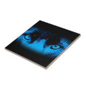 Intense dierenogen Art Tile Tegeltje (Zijkant)