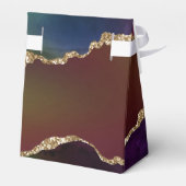 intense donkere agaat | Moody Rainbow Jewel Tone Bedankdoosjes (Achterkant)