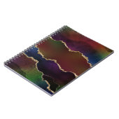intense donkere agaat | Moody Rainbow Jewel Tone Notitieboek (Linkerzijde)
