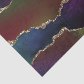 intense donkere agaat | Moody Rainbow Jewel Tone Tissuepapier (Detail)