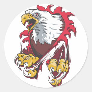 Intense Eagle Ronde Sticker