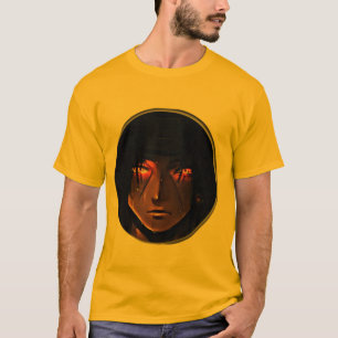 Intense Eyes Anime Art T-shirt – vet grafisch T-sh