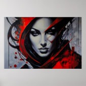 Intense Gaze Poster (Voorkant)