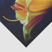 Intense gele Lily Flower Decouting Tissuepapier (Detail)