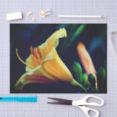 Intense gele Lily Flower Decouting Tissuepapier (Craft)