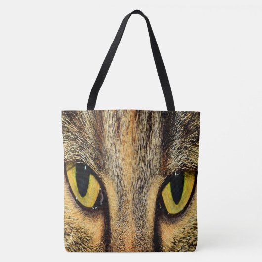 Intense kat-ogen tote bag (Voorkant)