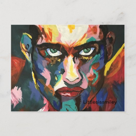 Intense Man  Briefkaart (Voorkant)