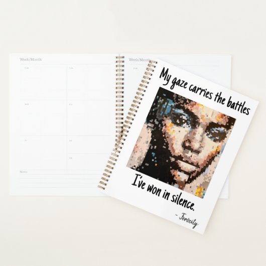 Intense pixel portrait planner (Display)