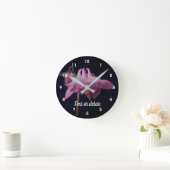 Intense roze Columbine ventilator gepersonaliseerd Ronde Klok (Huis)