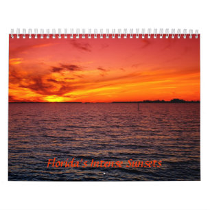 Intense Zonsondergangen van Florida Kalender