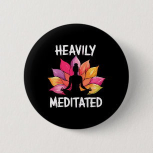 Intensief Gemediteerde Yoga  Ronde Button 5,7 Cm