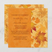 Intensiteitsuitnodiging herfst kaart (Voorkant / Achterkant)