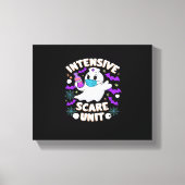Intensive Scare Unit Nurse Halloween IC Nurse Ess Canvas Afdruk (Voorkant)