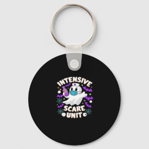 Intensive Scare Unit Nurse Halloween IC Nurse Ess Sleutelhanger