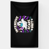 Intensive Scare Unit Nurse Halloween IC Nurse Ess Spandoek (Verticaal)