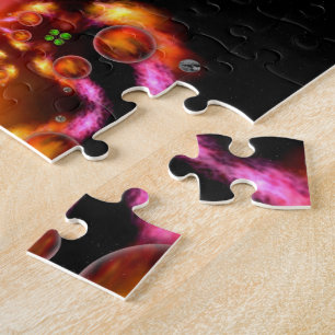 Inter-dimensionale Stellar Nursery Puzzle met tin Legpuzzel