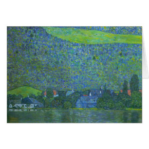 Interactie in Attersee door Klimt,  Art Nouveau