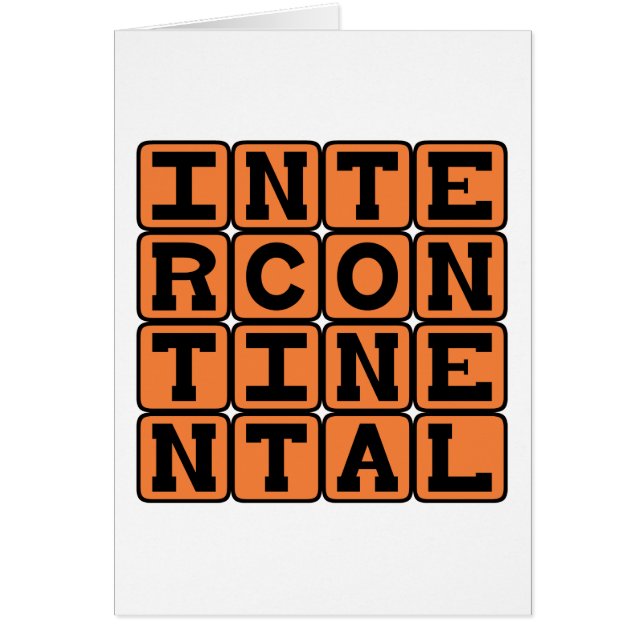 Intercontinentaal (Voorkant)