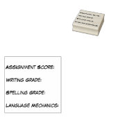 Intercurriculum-overschrijdende beoordelingsstempe 	rubberstempel (Gestempeld)