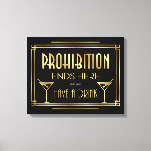 INTERDICTION S'ARRÊTE ICI Panneau de toile (Recto)