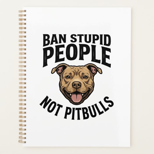 Interdire les gens stupides pas les Pitbulls Vinta (Devant)