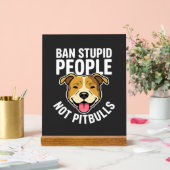 Interdire les gens stupides pas Pitbulls Chien (Mariage)