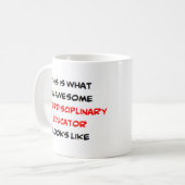 interdisciplinair docent, geweldige koffiemok (Voorkant links)