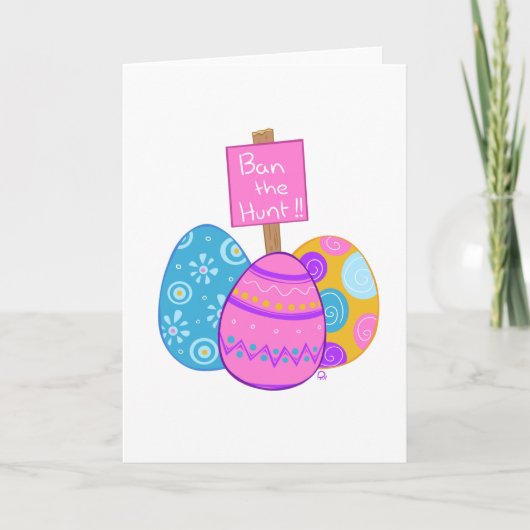 Interdisez la chasse - carte (Devant)