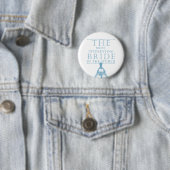 Interessant Bride Bachelorette-Button Ronde Button 5,7 Cm (In situ)